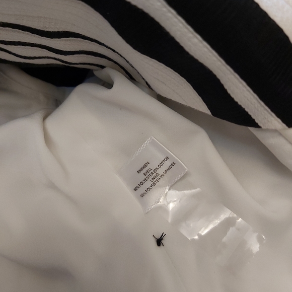 B&W Striped V-Neck Top - Boston Proper - Picture 11 of 12